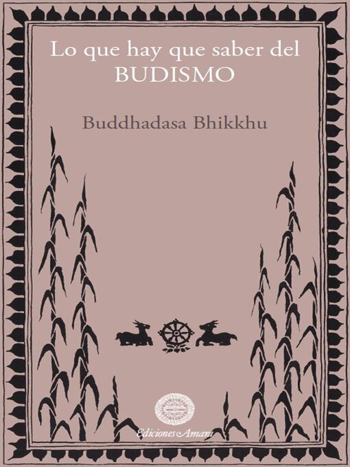 Title details for Lo que hay que saber del Budismo by Budaddhasa Bhikkhu - Available